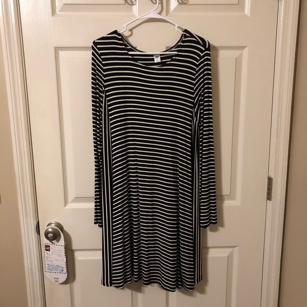 Old Navy Striped Swing Dress
